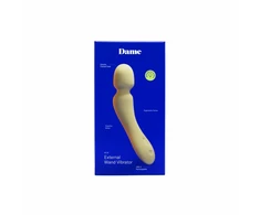 Dame Min Mini Wand - Compact Rechargeable Massager Butter Geltona