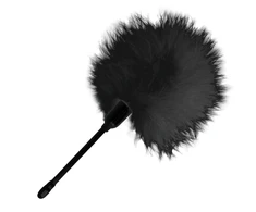 Darkness Sensations Darkness Sensual Juodas Feather Tickler with Ergonomic Handle 20cm