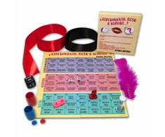 Diablo Picante Dare-Kiss-Truth Party Game Set, Complete Accessories