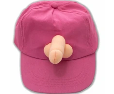 Diablo Picante Fuchsia Party Cap with Whistle and Novelty Decor