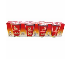 Diablo Picante Glass Shot Set - 4-Piece Kama Sutra Party Edition