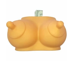 Diablo Picante Golden Piggy Bank - Decorative Savings Box, Unique Shape