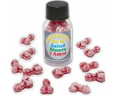 Diablo Picante Health-Money-Love Candies Strawberry &amp; Cherry 12 pcs