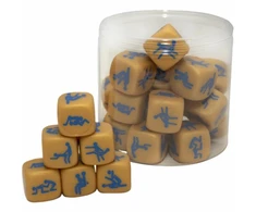 Diablo Picante Men Pride Golden Dice - Fun Couples Activity Game