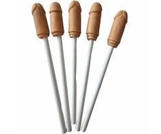 Diablo Picante Set of 5 Graphite Pencils with Detailed Novelty Tip