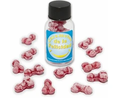 Diablo Picante Strawberry &amp; Cherry Fun-Shaped Candy Jar 12 pcs