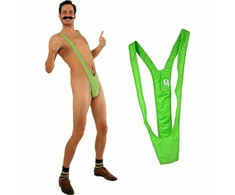 Diablo Picante Žalias Men’s Trikini - Themed Party Costume, One Size