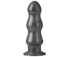 Doc Johnson B-7 Tango Anal Model with Triple Ripple Design, Juodas, Large