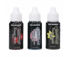 Doc Johnson GoodHead Tingle Drops Trio Oral Care Set 3x29ml Flavored