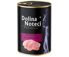 DOLINA NOTECI Premium - šlapias kačių ėdalas, praturtintas kalakutiena - 400g