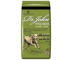 DR JOHN Hypoallergenic ėriena with ryžiai – sausas Maistas šunims – 12,5kg