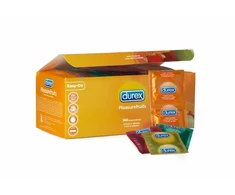 Durex Pleasurefruits Flavored Latex Condoms Bulk 144 pcs - Assorted Flavors
