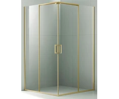 Dušo kabina AW1142 90x90 GOLD skaidri be pado