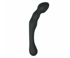 EasyToys Anal Explorer Silicone Juodas Flexible Probe 16 cm
