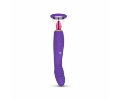 EasyToys Intimate Vacuum System &amp; Dual-Ended Vibrator, Violetinė, USB