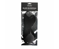 EasyToys Leather Eye Mask with Adjustable Elastic Band - Juodas