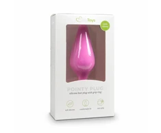 EasyToys Pointy Plug Silicone Tapered Model, Juodas, Size S