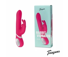 EasyToys Rotating &amp; Vibrating Rabbit Vibe Multi-Function USB Violetinė