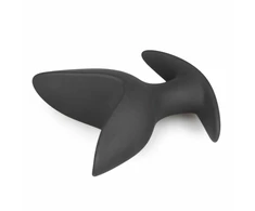 EasyToys Silicone Anchor Plug Small - Flexible Intimate Priedas, Juodas