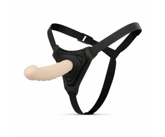 EasyToys Silicone Intimate Machine with Adjustable Harness Juodas 13cm