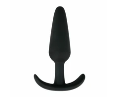 EasyToys Silicone Intimate Plug L Juodas - Ergonomic Flexible Design