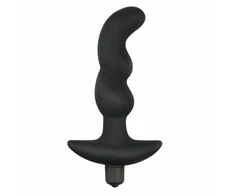 EasyToys Silicone Prostate Massager Juodas Ergonomic Design