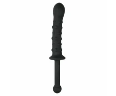 EasyToys The Handler Juodas Dual-Ended Intimate Machine, 27 cm