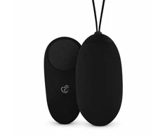 Easytoys XL Remote-Controlled Vibrating Silicone Egg Juodas