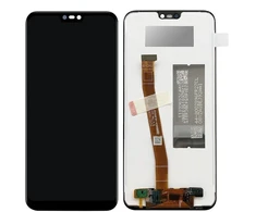 Dėklas Ekranas Huawei P20 Lite su lietimui jautriu stikliuku juodas