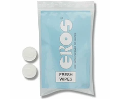 EROS Fresh Wipes Intimate Cleaning 12 pcs Natural Viscose Compact
