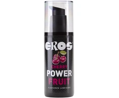EROS Power Line Cherry Lubricant Vanduo-Based 125ml - Intense Fruit Aroma