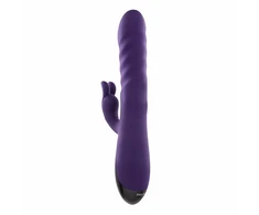 Evolved Rascally Rabbit Intimate Device Violetinė, Dual Motor, Atsparus vandeniui