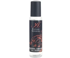 Extase Sensual Strawberry Vanduo-Based Lubricant 35ml Travel Size