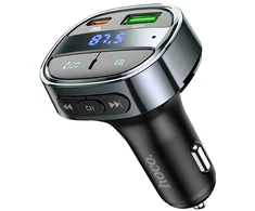 FM bangų moduliatorius Hoco E70 PD30W+QC3.0 juodas