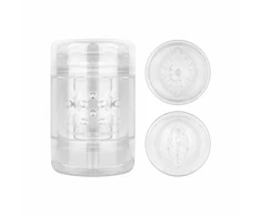 FPPR Double-Sided Transparent Intimate Device - Compact Dual Entry Sleeve