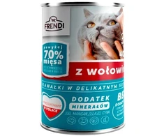 FRENDI with jautiena chunks in delicate sauce – šlapias kačių maistas – 400g
