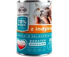 FRENDI su kalakutienės gabaliukais subtiliame padaže - šlapias kačių maistas - 400g