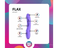 Good Vibes Only Flax Intimate Machine Silicone 7-Mode Vibrator G-Spot