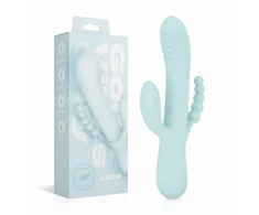 Good Vibes Only Sage Mėlyna Multi-Function Triple Action Silicone System