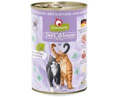 Fox4Pets Kačių Maistas - GRANATAPET DeliCATessen Antiena ir Paukštiena Drėgnas Maistas 400g