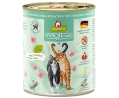 Kačių Maistas - Fox4Pets GRANATAPET DeliCATessen Su Venison ir Tunu 800g