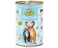 Fox4Pets Kačių Maistas - GRANATAPET DeliCATessen Lašiša Kalakutiena Drėgnas 400g