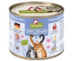 Fox4Pets Kačių Maistas - GRANATAPET DeliCATessen Tunų ir Antienos Drėgnas Maistas 200g