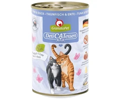 Fox4Pets Kačių Maistas - GRANATAPET DeliCATessen Tunų ir Antienos Drėgnas Maistas 400g