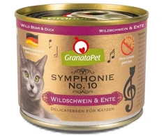 Fox4Pets Kačių Maistas - GRANATAPET Symphonie No.10 Su laukine šernų ir antis 200g