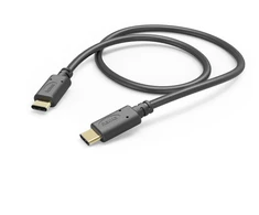 Hama USB-C - USB-C, 1m, juoda
