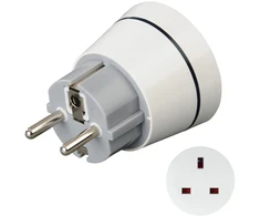 Hama adapter kelioninis Core gniazdo UK - wtyk EU