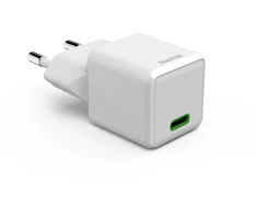 Hama supermini 30W GaN PD/QC 1x USB-C balta