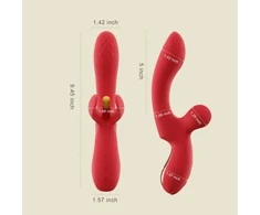HoneyPlayBox Fortexa Raudona - Precision A-Spot Tapping Device, App Control