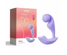 HoneyPlayBox Trill Wearable Smart Vibrator Violetinė - Pressure Sensor &amp; App Control